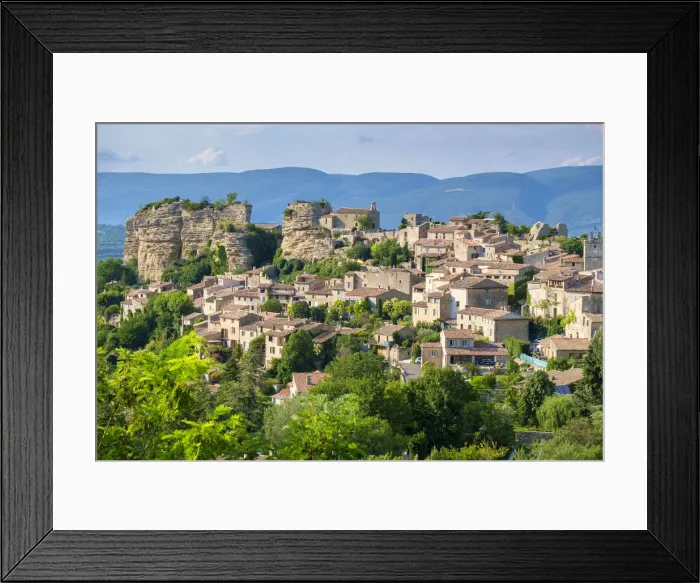 Framed Print : Hilltop village of Saignon, Vaucluse, Provence-Alpes-Cote d Azur, France Framed Print : Hilltop village of Saignon, Vaucluse, Provence-Alpes-Cote d Azur, France
