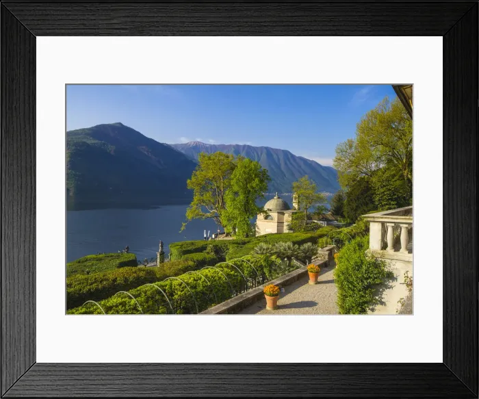 Framed Print : Villa Carlotta, Tremezzo, Como lake, Lombardy, Italy Framed Print : Villa Carlotta, Tremezzo, Como lake, Lombardy, Italy