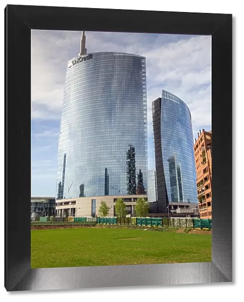 Unicredit Tower, Porta Nuova business district, Milan, Lombardy, Italy