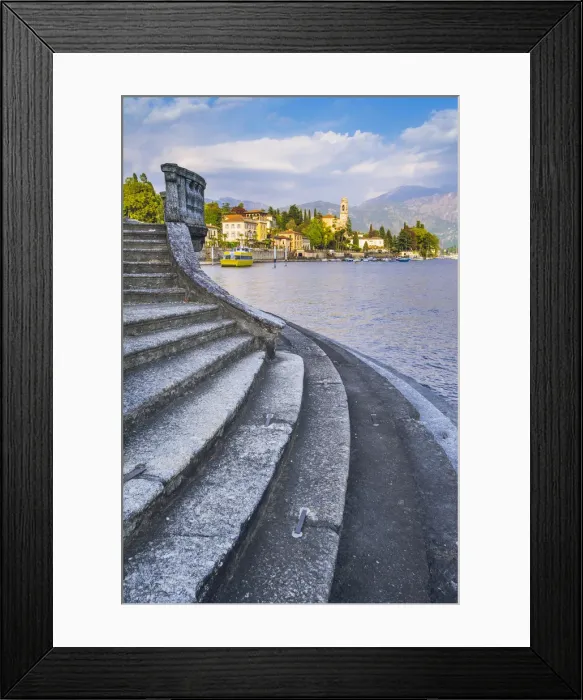 Framed Print : Tremezzo, Como lake, Lombardy, Italy Framed Print : Tremezzo, Como lake, Lombardy, Italy