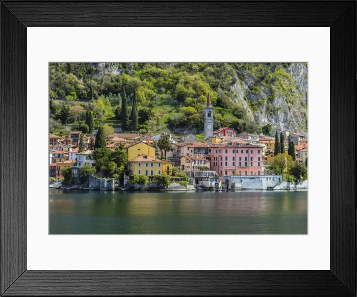 Framed Print : The picturesque and colorful village of Varenna, Lake Como, Lombardy, Italy Framed Print : The picturesque and colorful village of Varenna, Lake Como, Lombardy, Italy