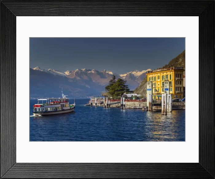 Framed Print : Scenic view of Lake Como, Lombardy, Italy