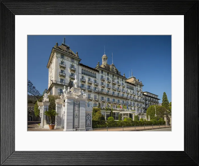 Framed Print : Grand Hotel Des Iles Borromees, Stresa, Lake Maggiore, Piedmont, Italy Framed Print : Grand Hotel Des Iles Borromees, Stresa, Lake Maggiore, Piedmont, Italy