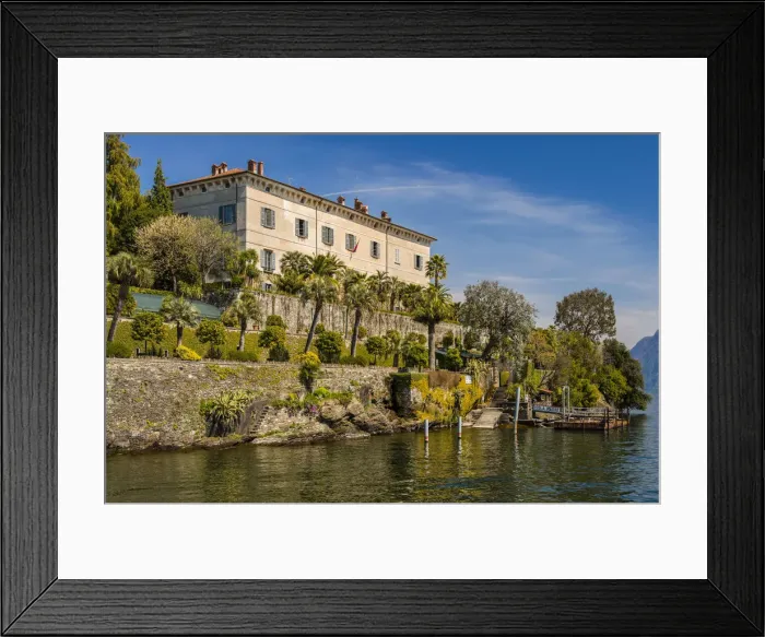 Framed Print : Isola Madre, Lake Maggiore, Piedmont, Italy Framed Print : Isola Madre, Lake Maggiore, Piedmont, Italy
