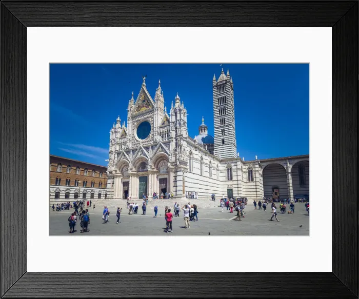 Framed Print : Siena, Tuscany, Italy. Main Cathedral