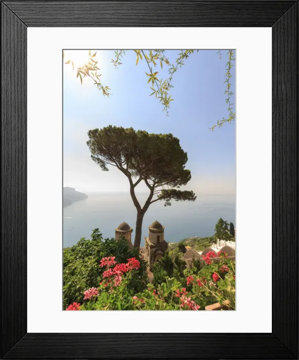 Framed Print : Italy, Amalfi Coast, Ravello, Villa Rufolo
