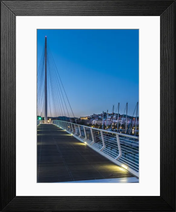 Framed Print : Europe, Italy, the gulf of La Spezia. The new bridge of Porto Mirabello Framed Print : Europe, Italy, the gulf of La Spezia. The new bridge of Porto Mirabello
