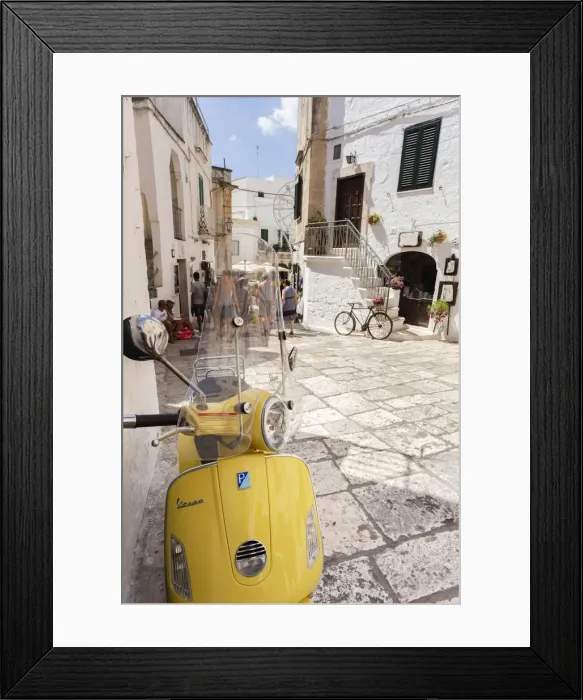 Framed Print : Italia, Italy, Apulia, Puglia, Brindisi district. Ostuni