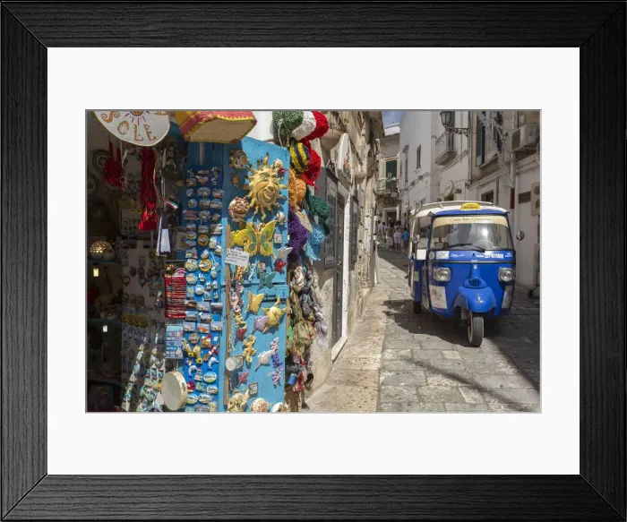 Framed Print : Italia, Italy, Apulia, Puglia, Brindisi district. Ostuni