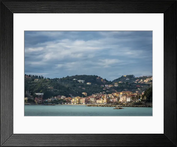 Framed Print : Europe, Italy, the gulf of La Spezia. San Terenzo Framed Print : Europe, Italy, the gulf of La Spezia. San Terenzo