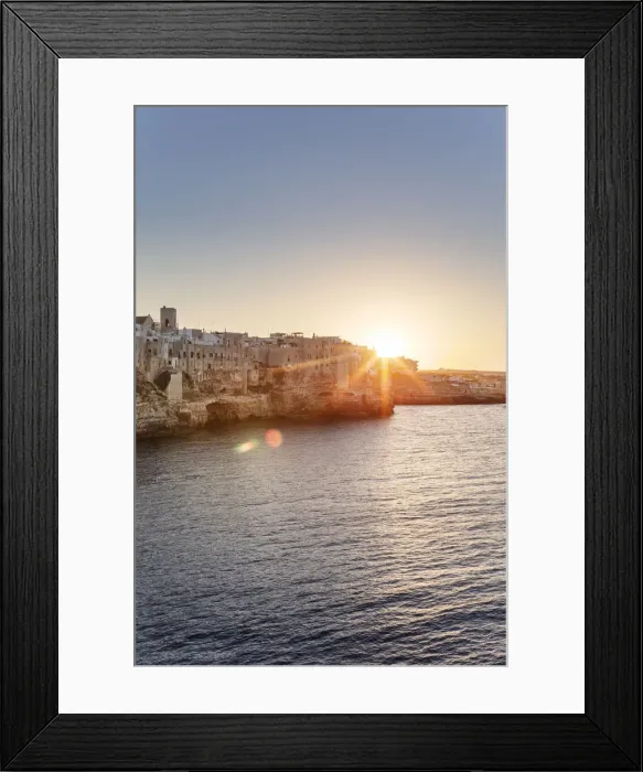 Framed Print : Italia, Italy, Apulia, Puglia, Bari district. Le Murge. Polignano a Mare Framed Print : Italia, Italy, Apulia, Puglia, Bari district. Le Murge. Polignano a Mare
