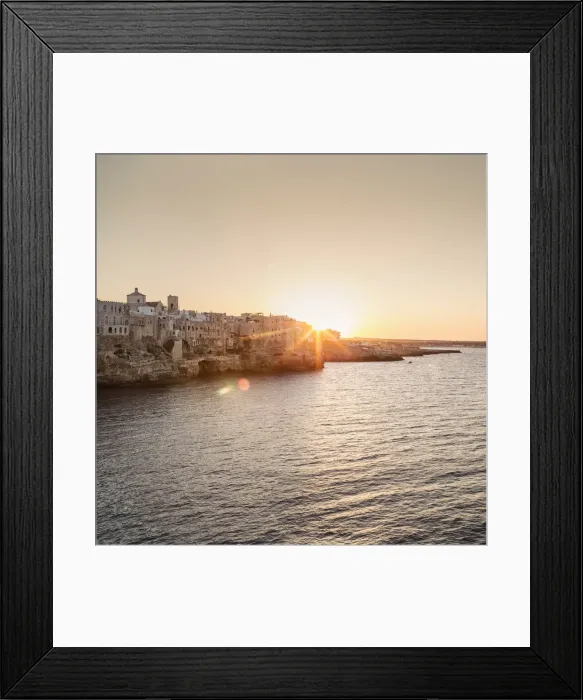 Framed Print : Italia, Italy, Apulia, Puglia, Bari district. Le Murge. Polignano a Mare Framed Print : Italia, Italy, Apulia, Puglia, Bari district. Le Murge. Polignano a Mare