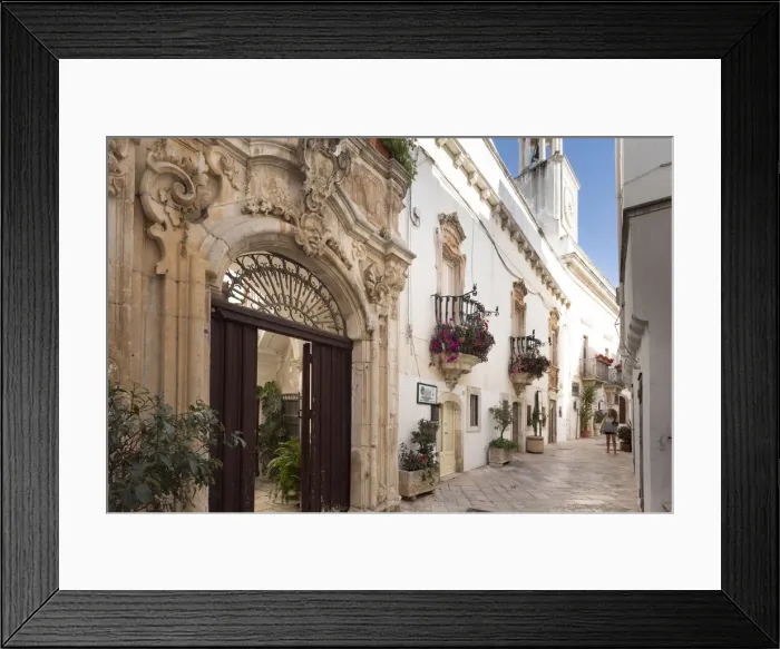Framed Print : Italia, Italy, Apulia, Puglia, Bari district. Locorotondo Framed Print : Italia, Italy, Apulia, Puglia, Bari district. Locorotondo