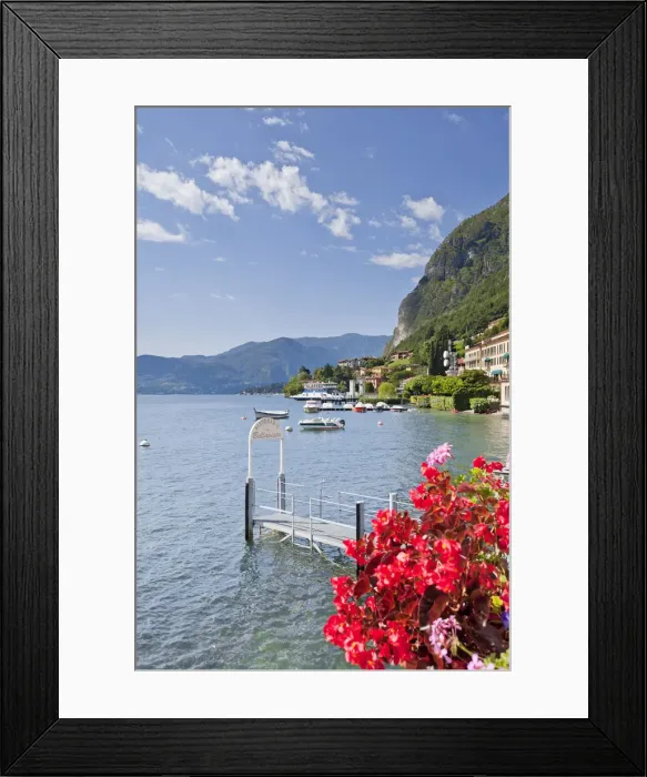Framed Print : Italy, Lombardy, Como district. Como Lake, Menaggio Framed Print : Italy, Lombardy, Como district. Como Lake, Menaggio