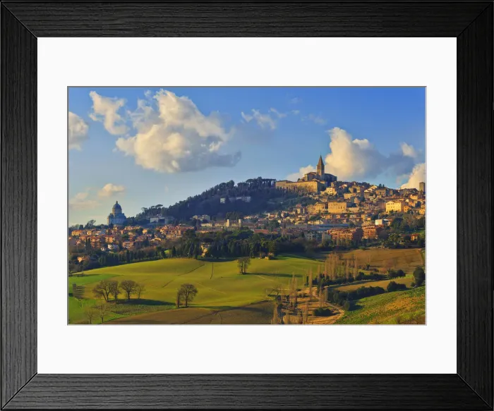 Framed Print : Italy, Umbria, Perugia district, Todi, Santa Maria della Consolazione and St Framed Print : Italy, Umbria, Perugia district, Todi, Santa Maria della Consolazione and St