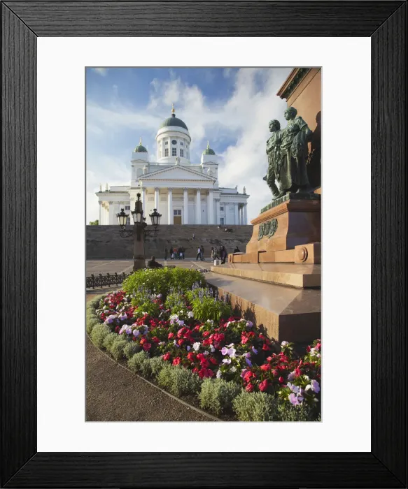 Framed Print : Lutheran Cathedral in Senate Square, Helsinki, Finland Framed Print : Lutheran Cathedral in Senate Square, Helsinki, Finland