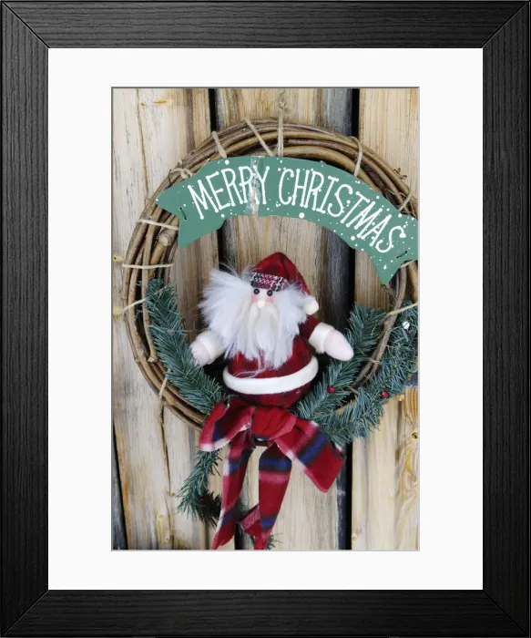 Framed Print : Santa Claus, Christmas decoration, Finland