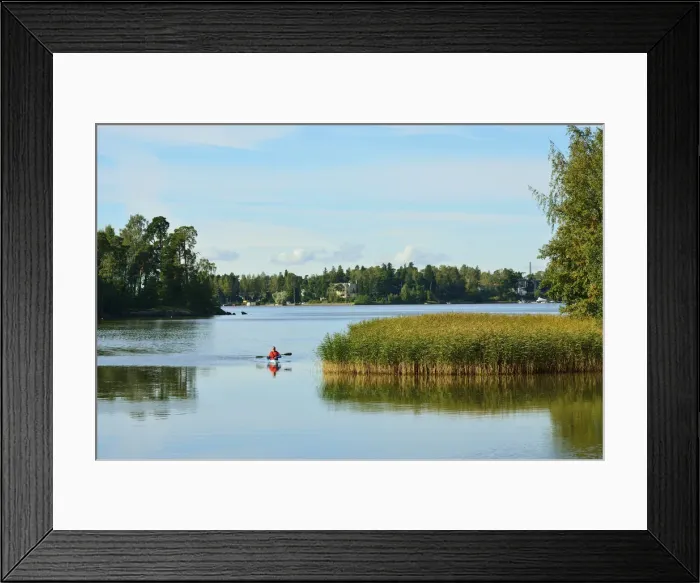 Framed Print : Islands in the bay of Helsinki. Finland Framed Print : Islands in the bay of Helsinki. Finland