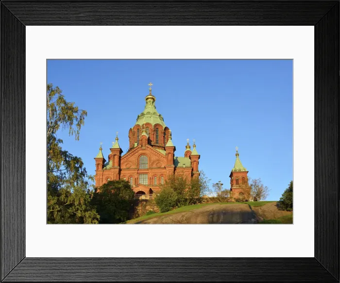Framed Print : Uspenski Orthodox Cathedral. Helsinki, Finland Framed Print : Uspenski Orthodox Cathedral. Helsinki, Finland
