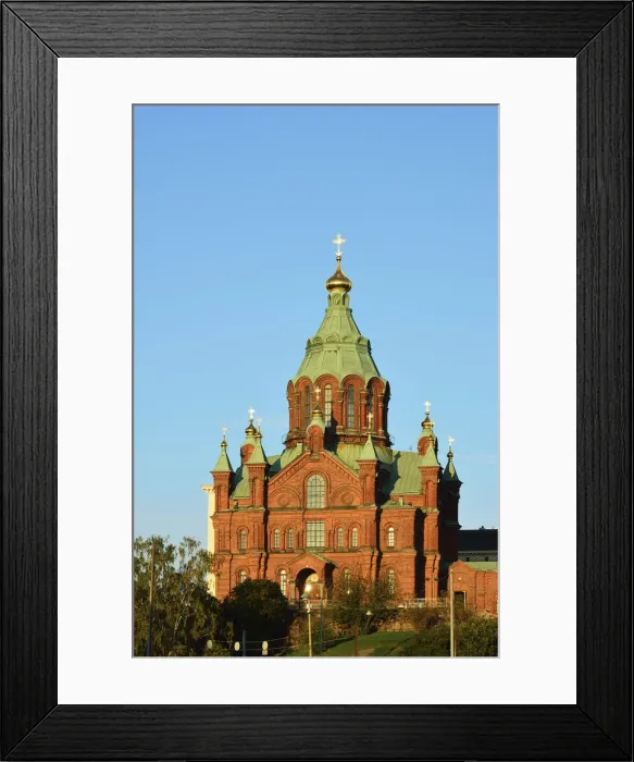 Framed Print : Uspenski Orthodox Cathedral. Helsinki, Finland Framed Print : Uspenski Orthodox Cathedral. Helsinki, Finland