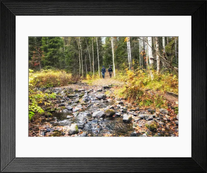 Framed Print : Europe, Finland, Lapland, Kuusamo, Oulanka National Park, Karhunkierros Trail - Framed Print : Europe, Finland, Lapland, Kuusamo, Oulanka National Park, Karhunkierros Trail -