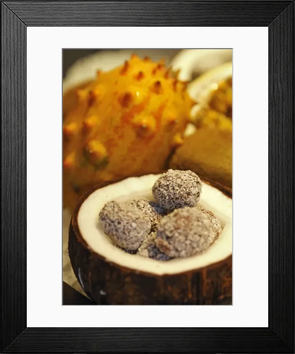 Framed Print : Coconut, Saint Regis Bora Bora Resort, Bora Bora, French Polynesia, South Seas Framed Print : Coconut, Saint Regis Bora Bora Resort, Bora Bora, French Polynesia, South Seas