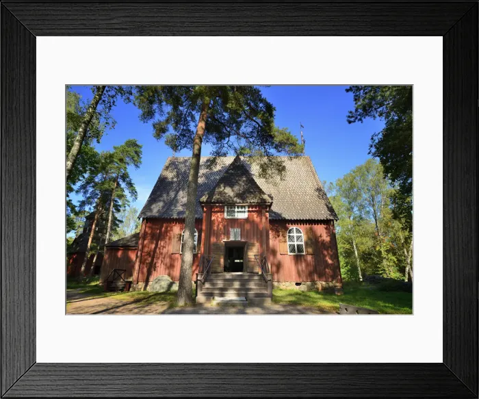 Framed Print : Karuna church from the 17th century. Seurasaari Open Air Museum, Helsinki. Finland Framed Print : Karuna church from the 17th century. Seurasaari Open Air Museum, Helsinki. Finland