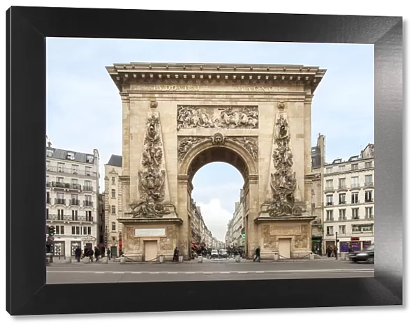 Porte Saint-Denis, Triumphal arch, Paris, France