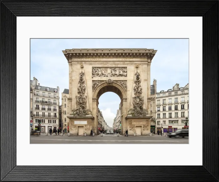 Framed Print : Porte Saint-Denis, Triumphal arch, Paris, France Framed Print : Porte Saint-Denis, Triumphal arch, Paris, France