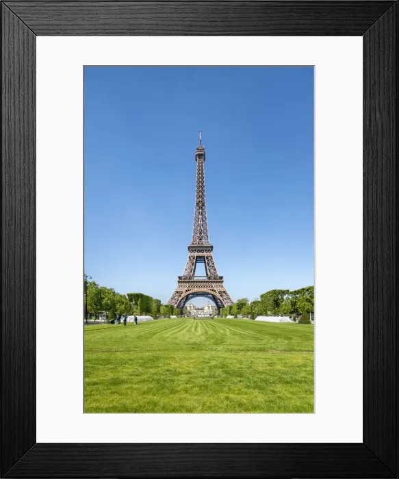 Framed Print : Eiffel Tower and Parc du Champ-de-Mars, Paris, France Framed Print : Eiffel Tower and Parc du Champ-de-Mars, Paris, France
