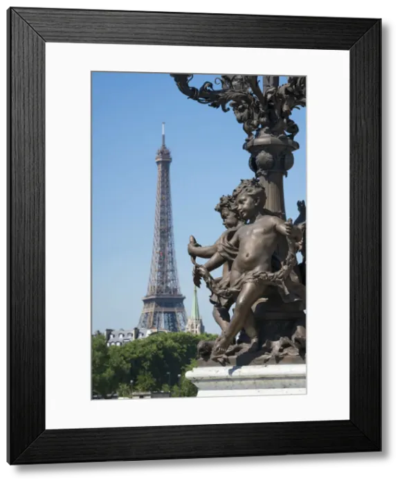 Framed Print : Pont Alexandre III and Eiffel Tower, Paris, France Framed Print : Pont Alexandre III and Eiffel Tower, Paris, France
