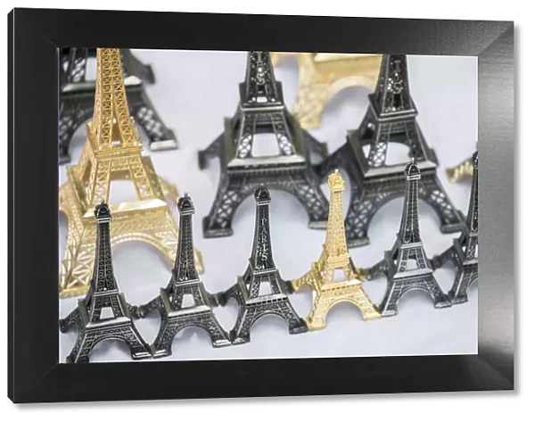 Miniature Eiffel Tower as souvenir, Paris, France