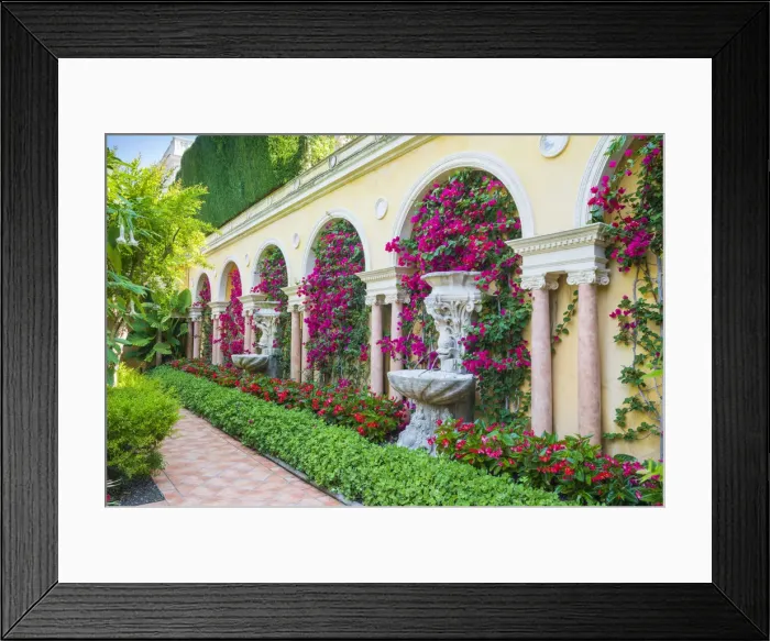 Framed Print : Villa Ephrussi de Rothschild, Saint Jean Cap Ferrat, France Framed Print : Villa Ephrussi de Rothschild, Saint Jean Cap Ferrat, France