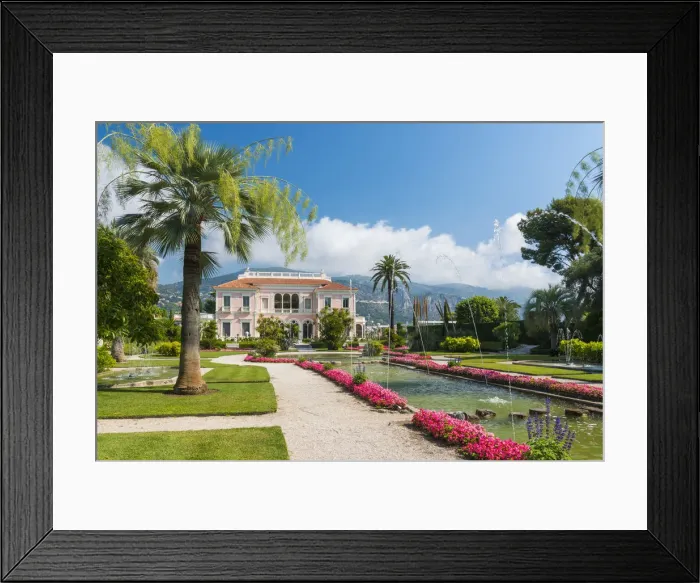 Framed Print : Villa Ephrussi de Rothschild, Saint Jean Cap Ferrat, France Framed Print : Villa Ephrussi de Rothschild, Saint Jean Cap Ferrat, France
