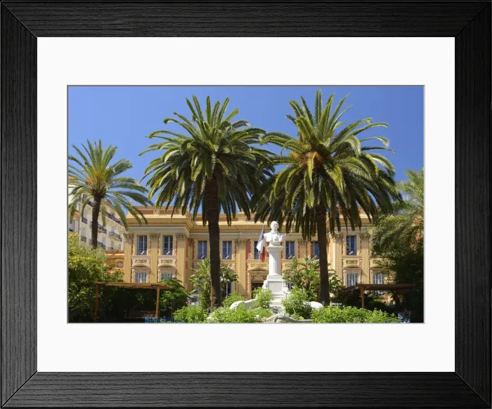 Framed Print : Hotel de Ville, Menton, Cote D azur, France, Europe Framed Print : Hotel de Ville, Menton, Cote D azur, France, Europe