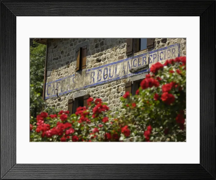 Framed Print : Old bakery near Saint Felicien, Ardeche, Rhones-Alpes, France Framed Print : Old bakery near Saint Felicien, Ardeche, Rhones-Alpes, France