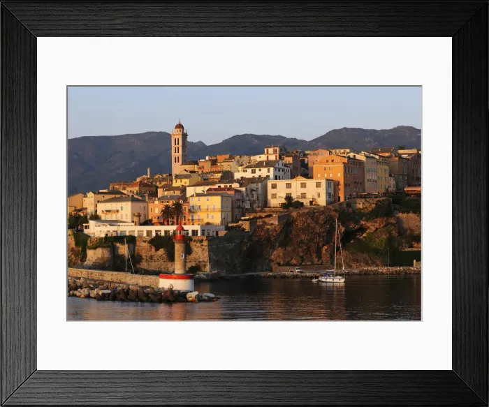 Framed Print : Port of Bastia, Corsica, France Framed Print : Port of Bastia, Corsica, France