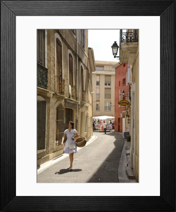 Framed Print : Saturday market, Apt, Provence Alpes Cote d Azur, Provence, France, Europe Framed Print : Saturday market, Apt, Provence Alpes Cote d Azur, Provence, France, Europe