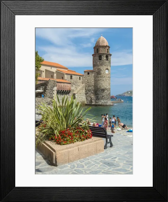 Framed Print : Collioure, Languedoc-Roussillon, France Framed Print : Collioure, Languedoc-Roussillon, France