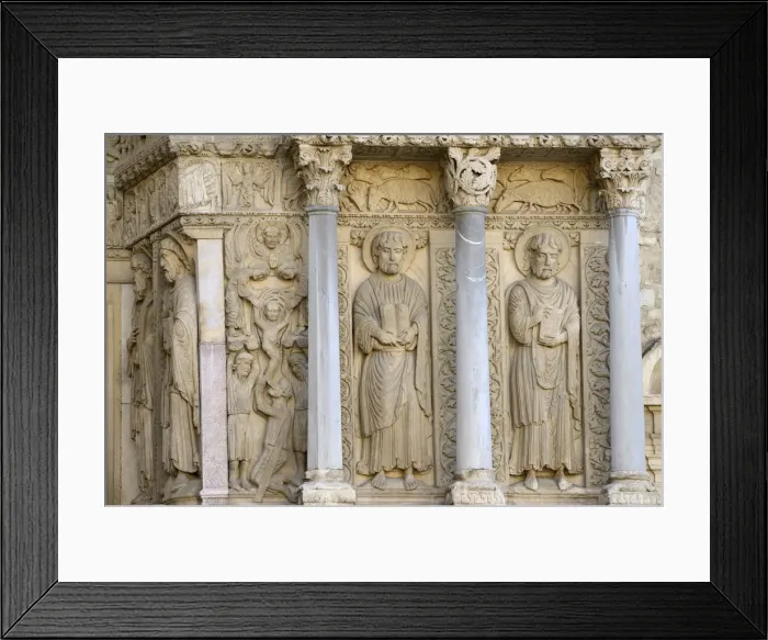 Framed Print : Details of the Church Of St. Trophime, Arles, Provence Alpes Cote d Azur, France Framed Print : Details of the Church Of St. Trophime, Arles, Provence Alpes Cote d Azur, France