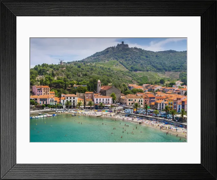 Framed Print : Collioure, Languedoc-Roussillon, France Framed Print : Collioure, Languedoc-Roussillon, France