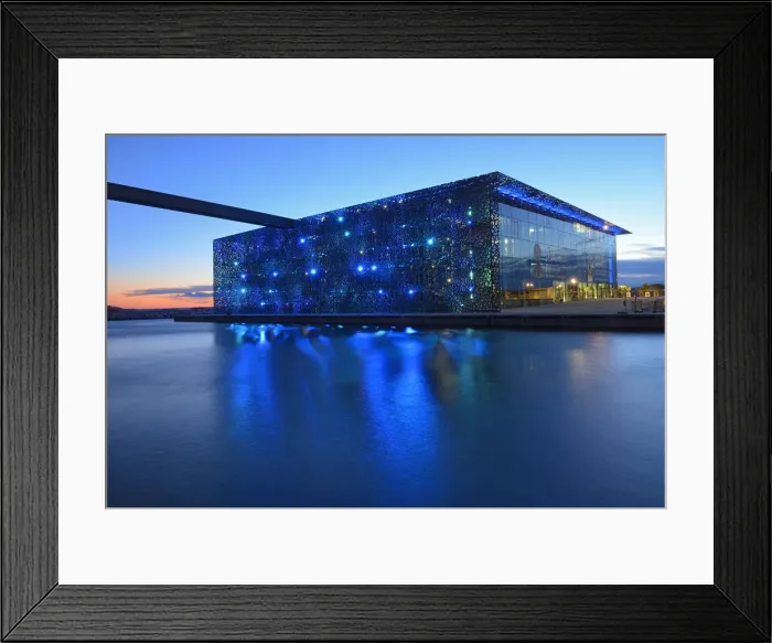 Framed Print : Museum of European and Mediterranean Civilisations, Marseille, Provence Alpes Cote Framed Print : Museum of European and Mediterranean Civilisations, Marseille, Provence Alpes Cote