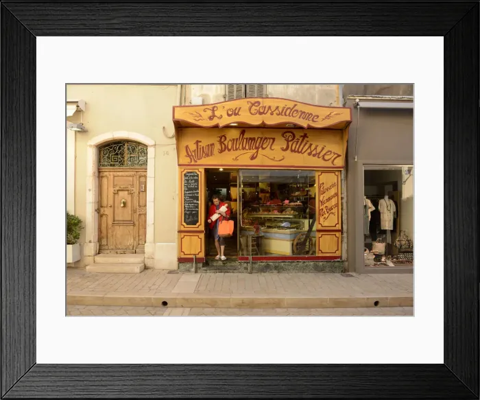 Framed Print : French Bakery, Cassis, Provence Alpes Cote d Azur, Provence, France, Europe Framed Print : French Bakery, Cassis, Provence Alpes Cote d Azur, Provence, France, Europe