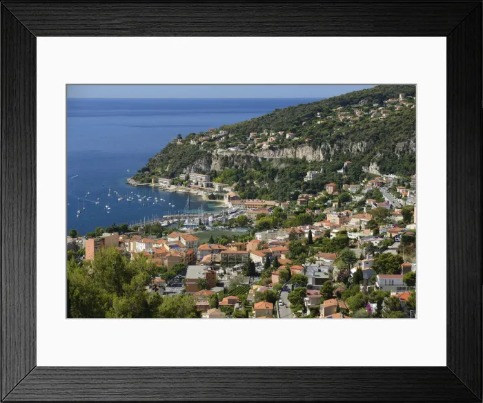 Framed Print : View of Villefranche sur Mer, Cote D azur, France, Europe Framed Print : View of Villefranche sur Mer, Cote D azur, France, Europe