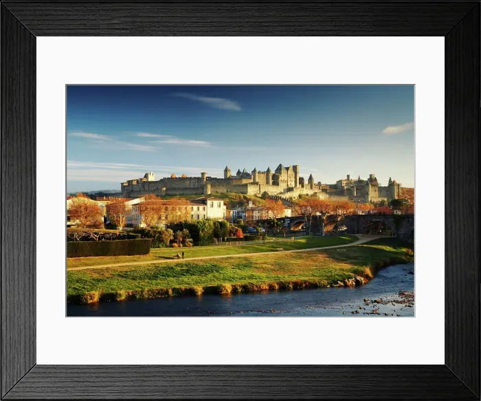 Framed Print : Carcassonne, Languedoc, France Framed Print : Carcassonne, Languedoc, France