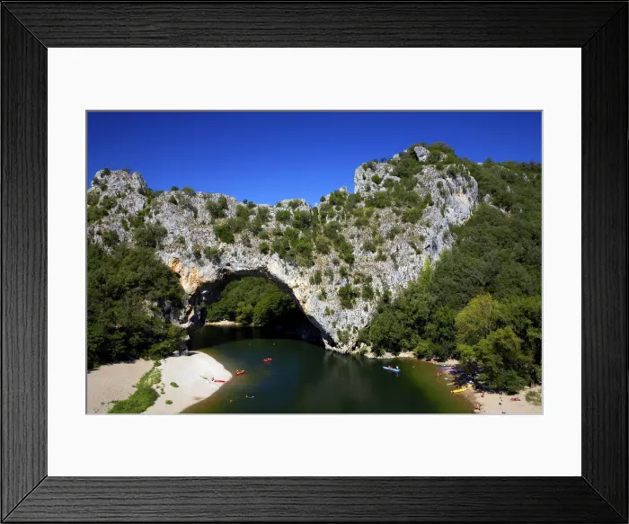Framed Print : Pont d Arc, Ardeche River, France Framed Print : Pont d Arc, Ardeche River, France