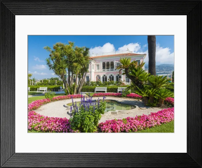 Framed Print : Villa Ephrussi de Rothschild, Saint Jean Cap Ferrat, France Framed Print : Villa Ephrussi de Rothschild, Saint Jean Cap Ferrat, France