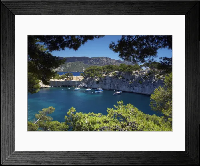 Framed Print : Les Calanques, Cassis, Provence, France Framed Print : Les Calanques, Cassis, Provence, France