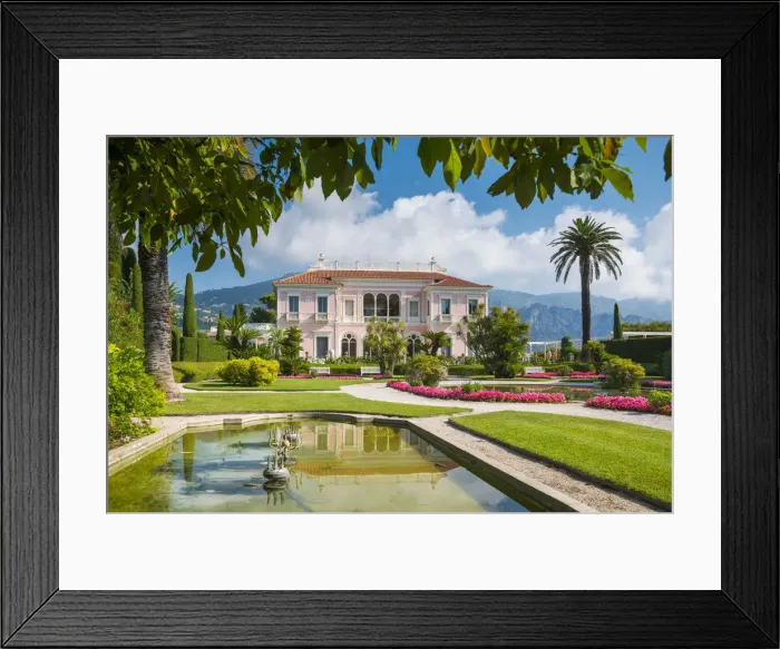 Framed Print : Villa Ephrussi de Rothschild, Saint Jean Cap Ferrat, France Framed Print : Villa Ephrussi de Rothschild, Saint Jean Cap Ferrat, France