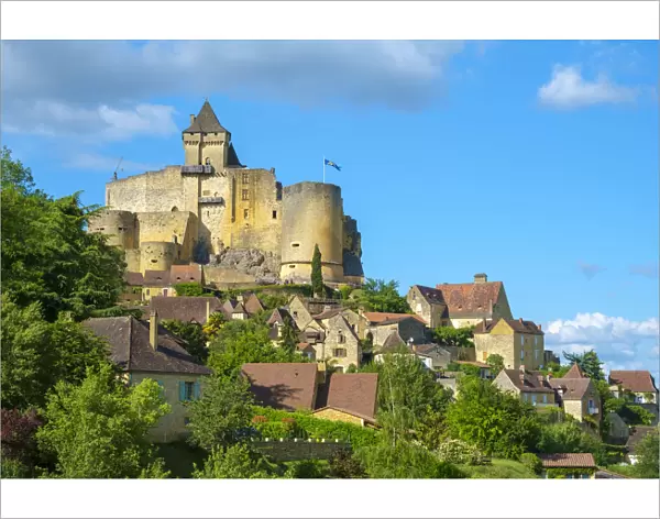 Chateau de Castelnaud castle and village, Castelnaud-la-Chapelle, Dordogne Department